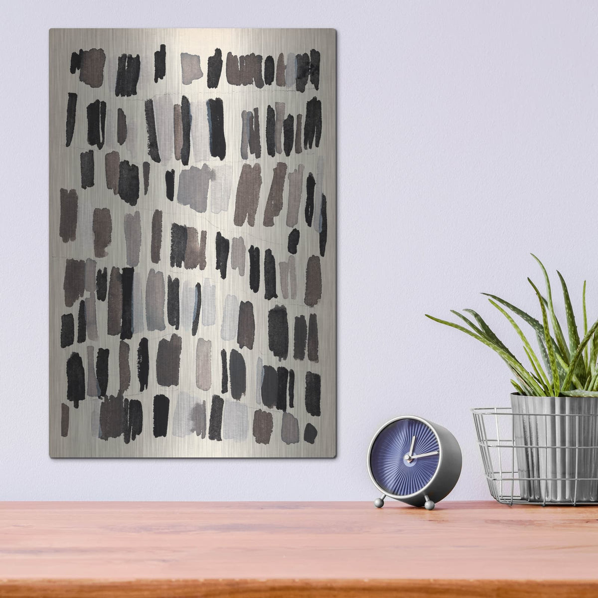 'Chalk And Flint 3' by Annie Warren – Metal Wall Art, 12x16 room view