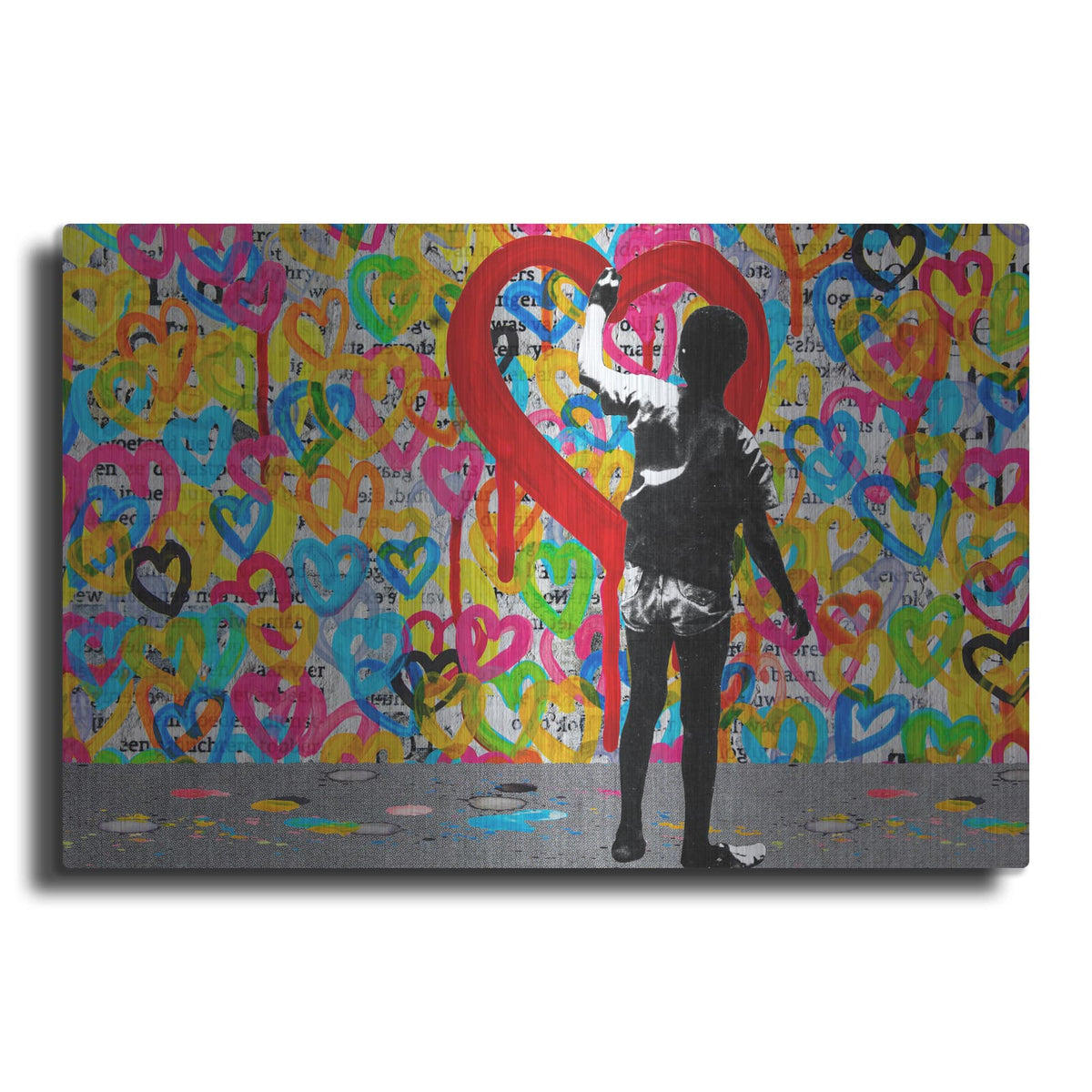 'PUT MY HEART INTO IT' by DB Waterman – Metal Wall Art