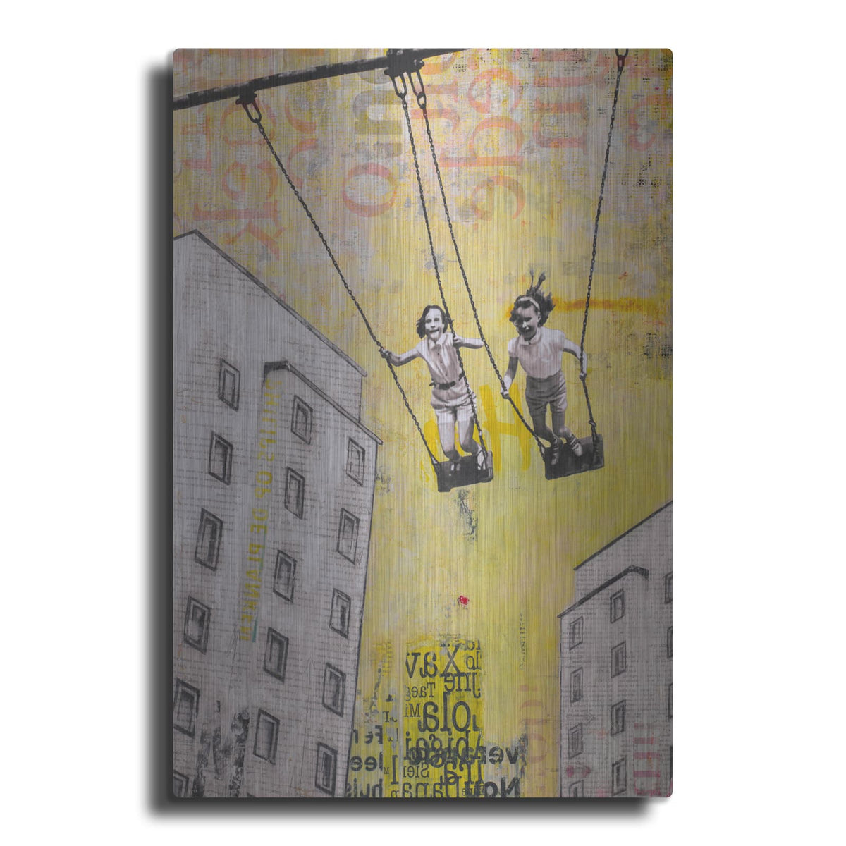 'SUNDAY SWING' by DB Waterman – Metal Wall Art