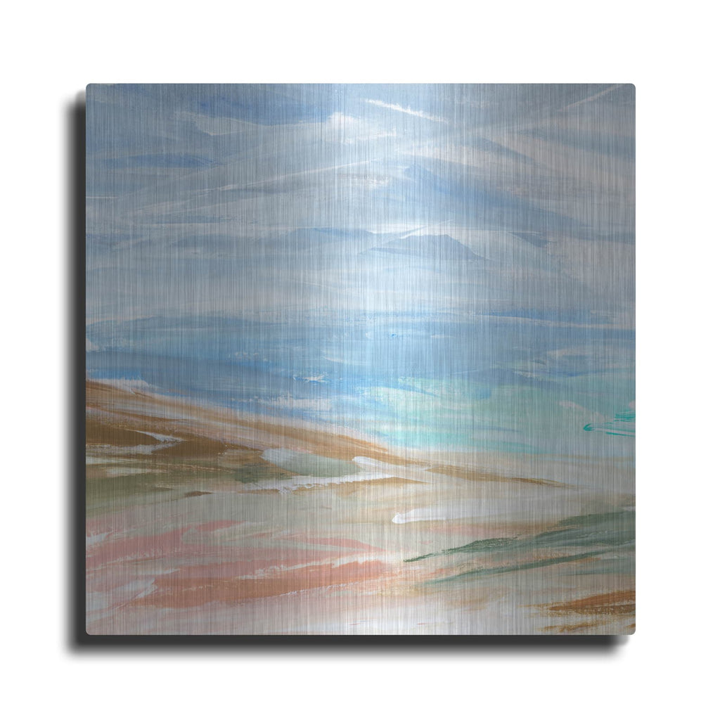 'Sand Strokes 2' by Annie Warren – Metal Wall Art