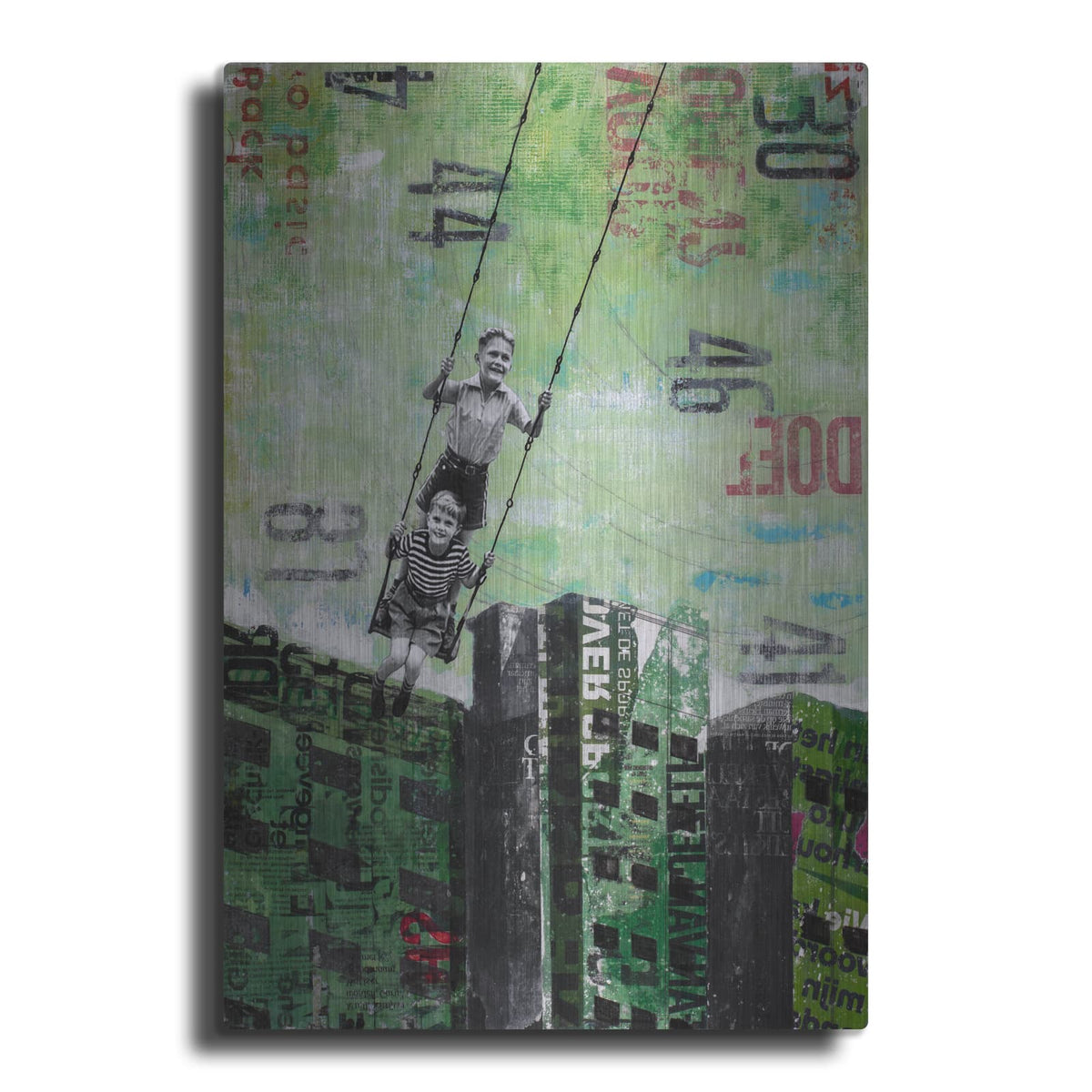 'TUESDAY SWING' by DB Waterman – Metal Wall Art