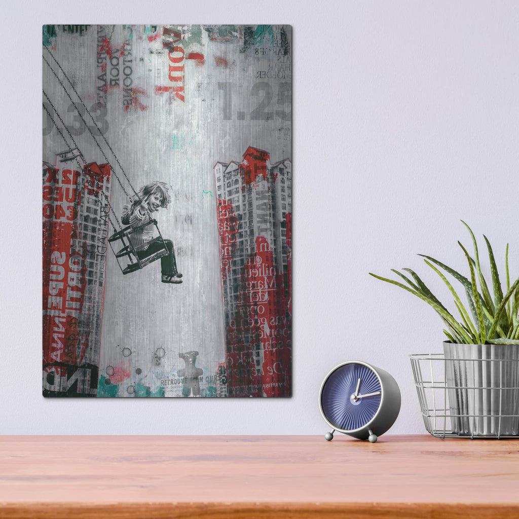 'WEDNESDAY SWING' by DB Waterman – Metal Wall Art, 12x16 room view