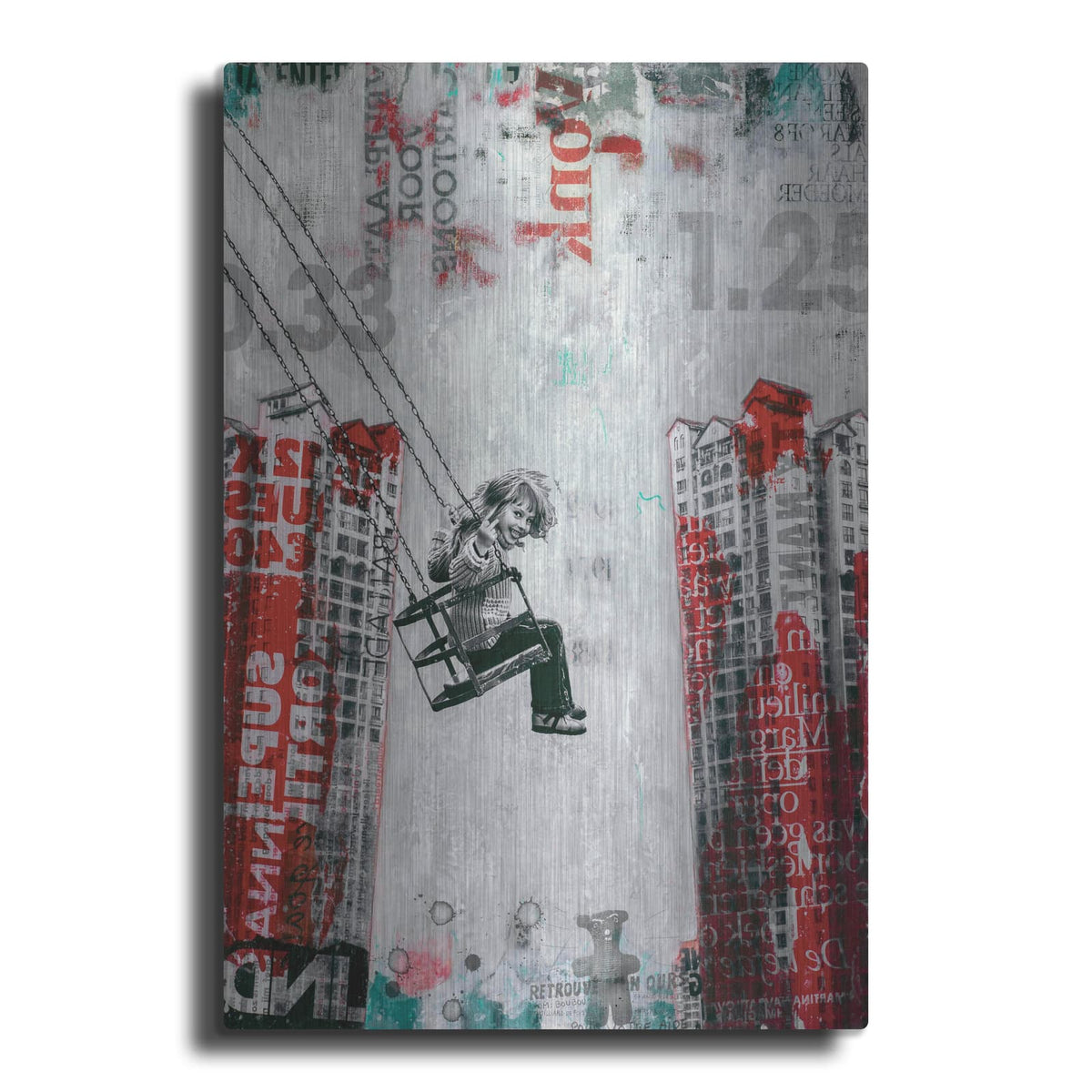 'WEDNESDAY SWING' by DB Waterman – Metal Wall Art