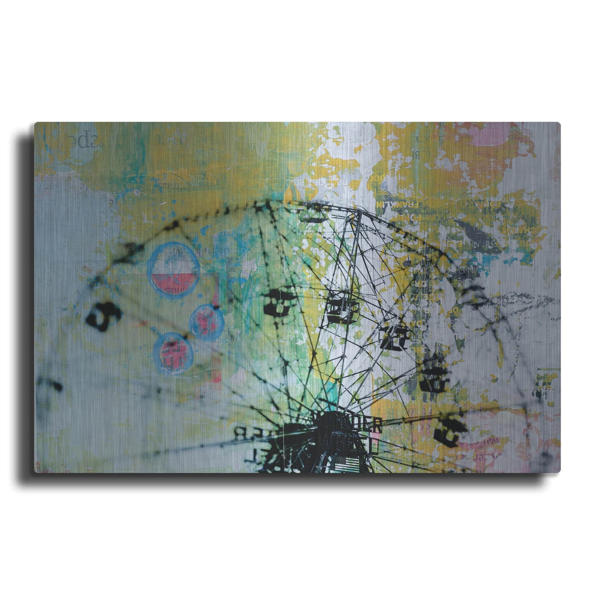 'WONDER WHEEL' by DB Waterman – Metal Wall Art