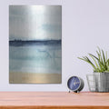 'Watercolor Ocean Horizon 1' by Annie Warren – Metal Wall Art, 12x16 room view