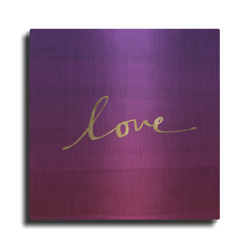 'Love' by Linda Woods – Metal Wall Art