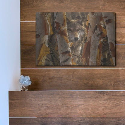 Luxe Metal Art 'The Guardian' by Collin Bogle, Metal Wall Art,16x12