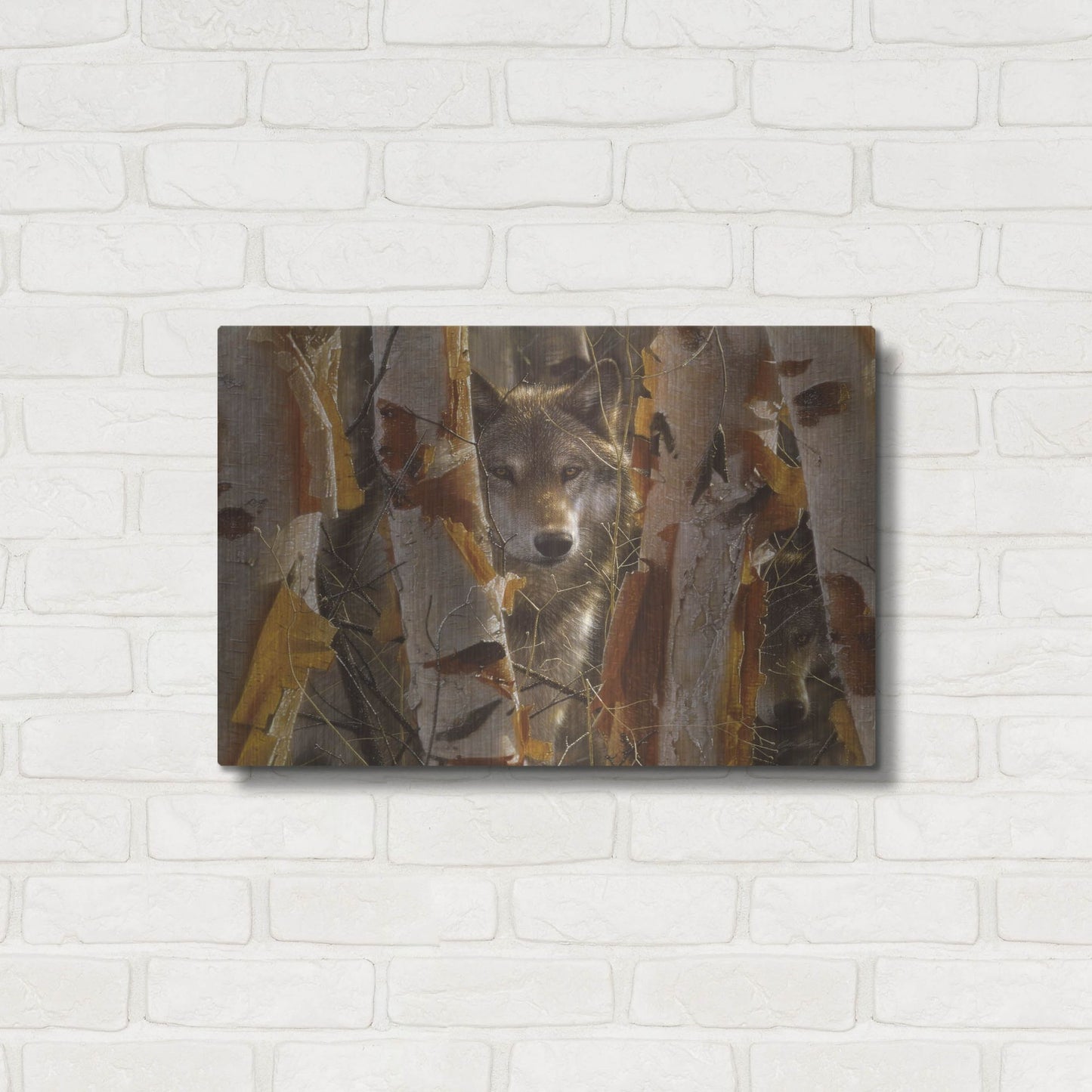 Luxe Metal Art 'The Guardian' by Collin Bogle, Metal Wall Art,24x16