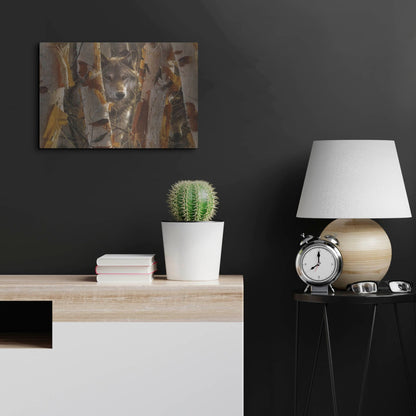 Luxe Metal Art 'The Guardian' by Collin Bogle, Metal Wall Art,24x16
