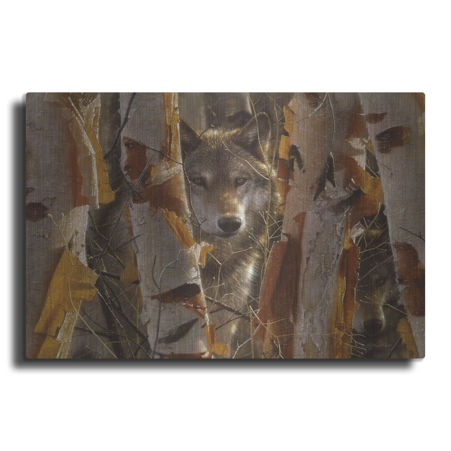 Luxe Metal Art 'The Guardian' by Collin Bogle, Metal Wall Art