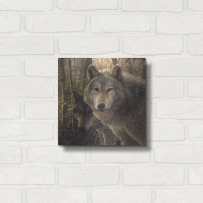 Luxe Metal Art 'Wood Land Companions' by Collin Bogle, Metal Wall Art,12x12