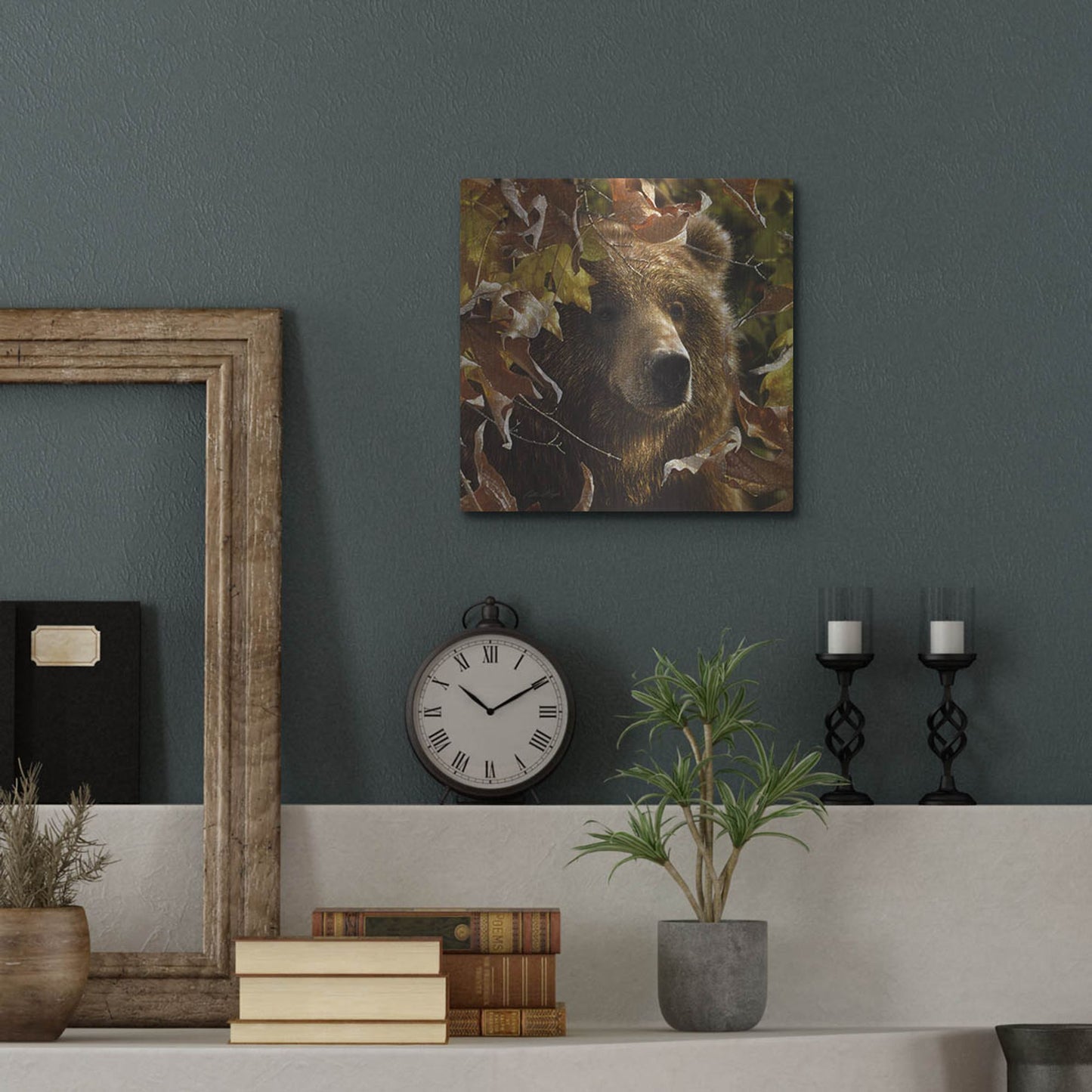 Luxe Metal Art 'Legend Of The Fall' by Collin Bogle, Metal Wall Art,12x12