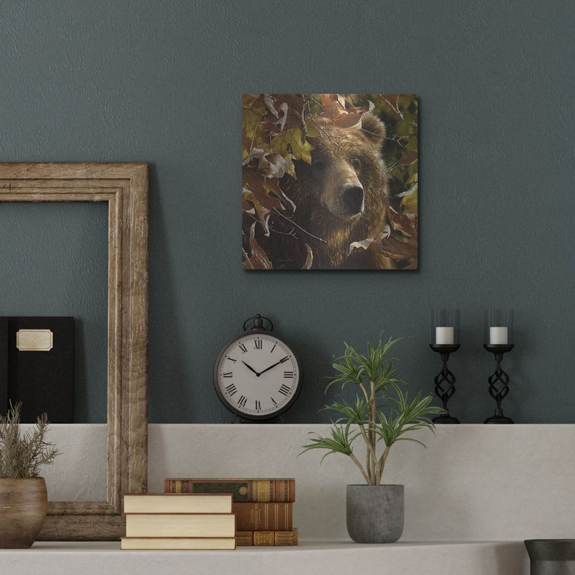 Luxe Metal Art 'Legend Of The Fall' by Collin Bogle, Metal Wall Art,12x12