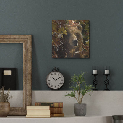 Luxe Metal Art 'Legend Of The Fall' by Collin Bogle, Metal Wall Art,12x12