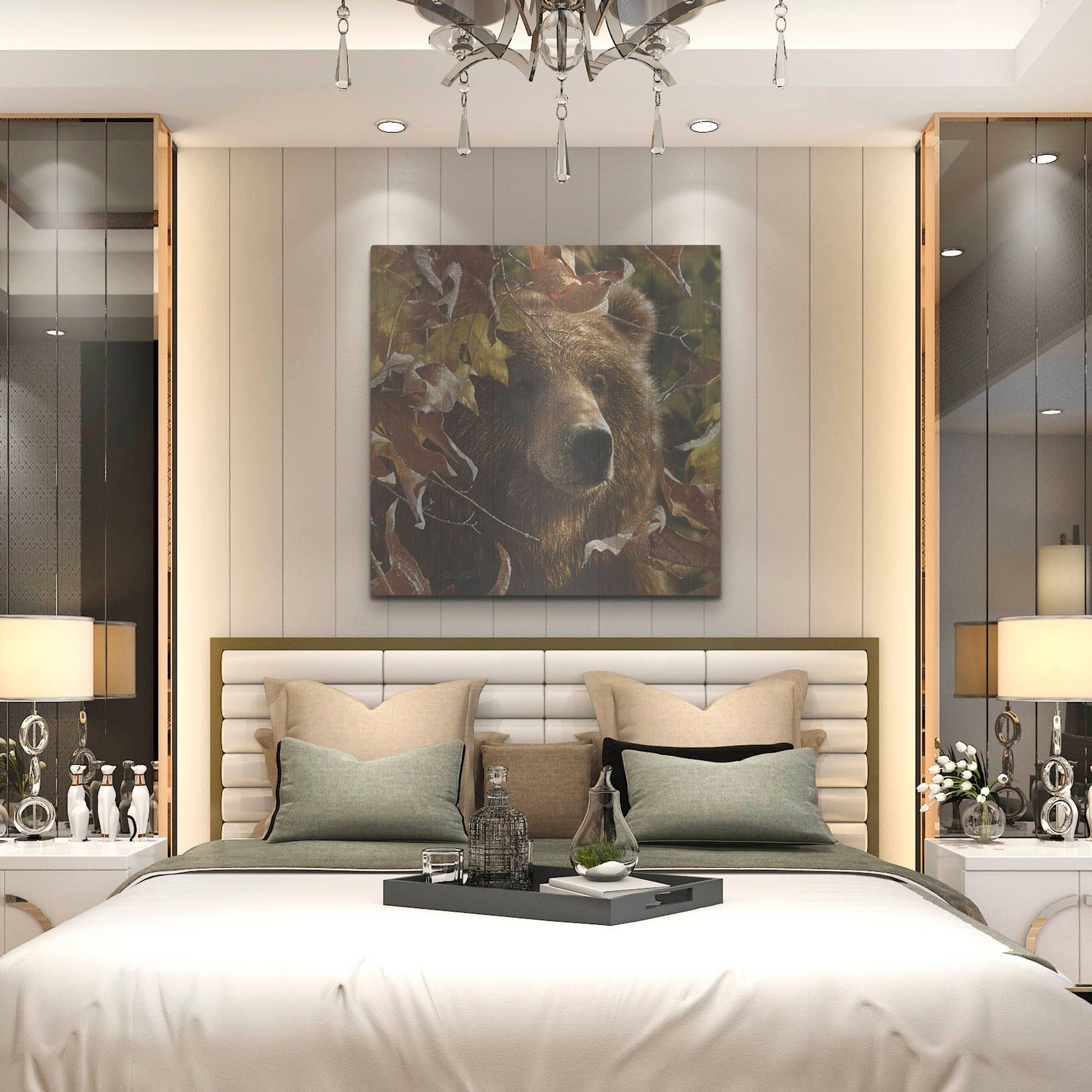 Luxe Metal Art 'Legend Of The Fall' by Collin Bogle, Metal Wall Art,36x36