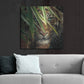Luxe Metal Art 'Tiger Eyes' by Collin Bogle, Metal Wall Art,36x36