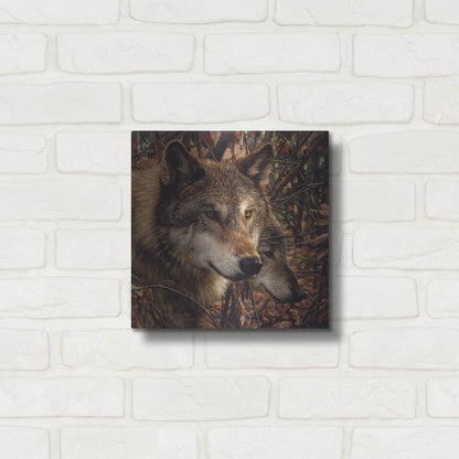 Luxe Metal Art 'Colors of Autumn' by Collin Bogle, Metal Wall Art,12x12