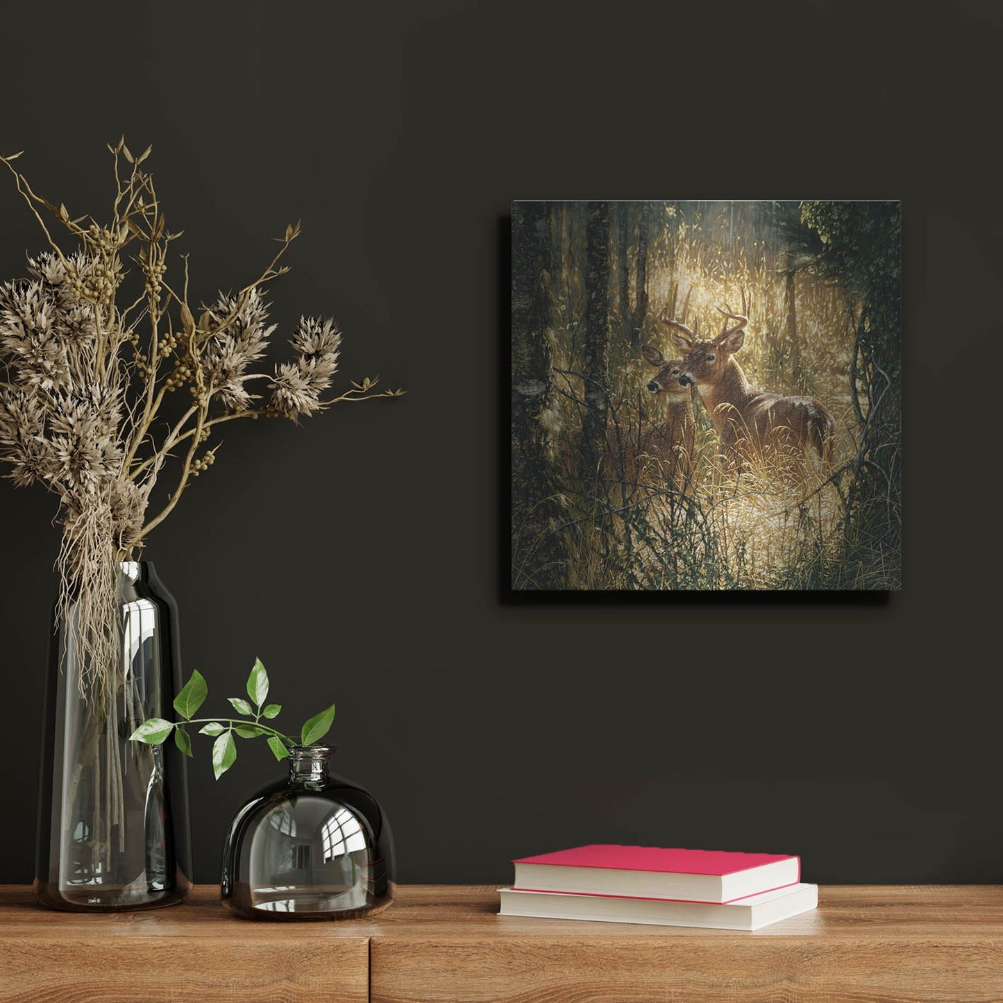 Luxe Metal Art 'A Golden Moment' by Collin Bogle, Metal Wall Art,12x12