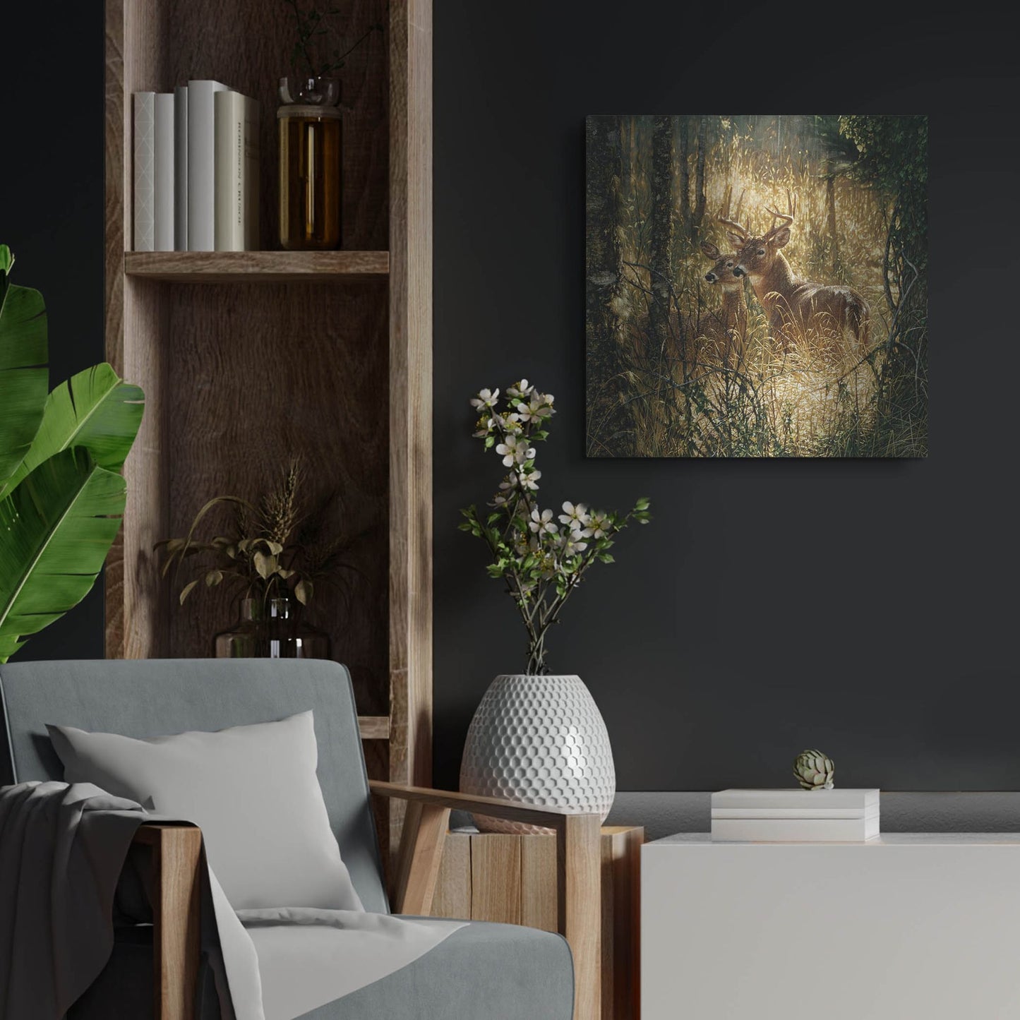 Luxe Metal Art 'A Golden Moment' by Collin Bogle, Metal Wall Art,24x24