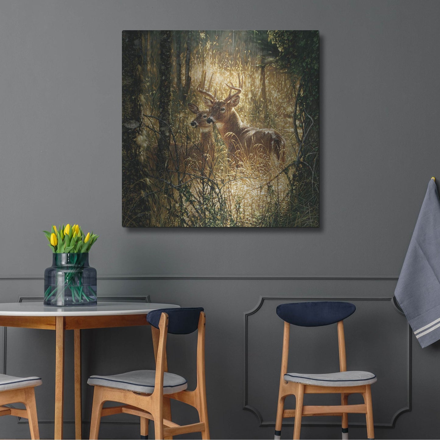 Luxe Metal Art 'A Golden Moment' by Collin Bogle, Metal Wall Art,36x36