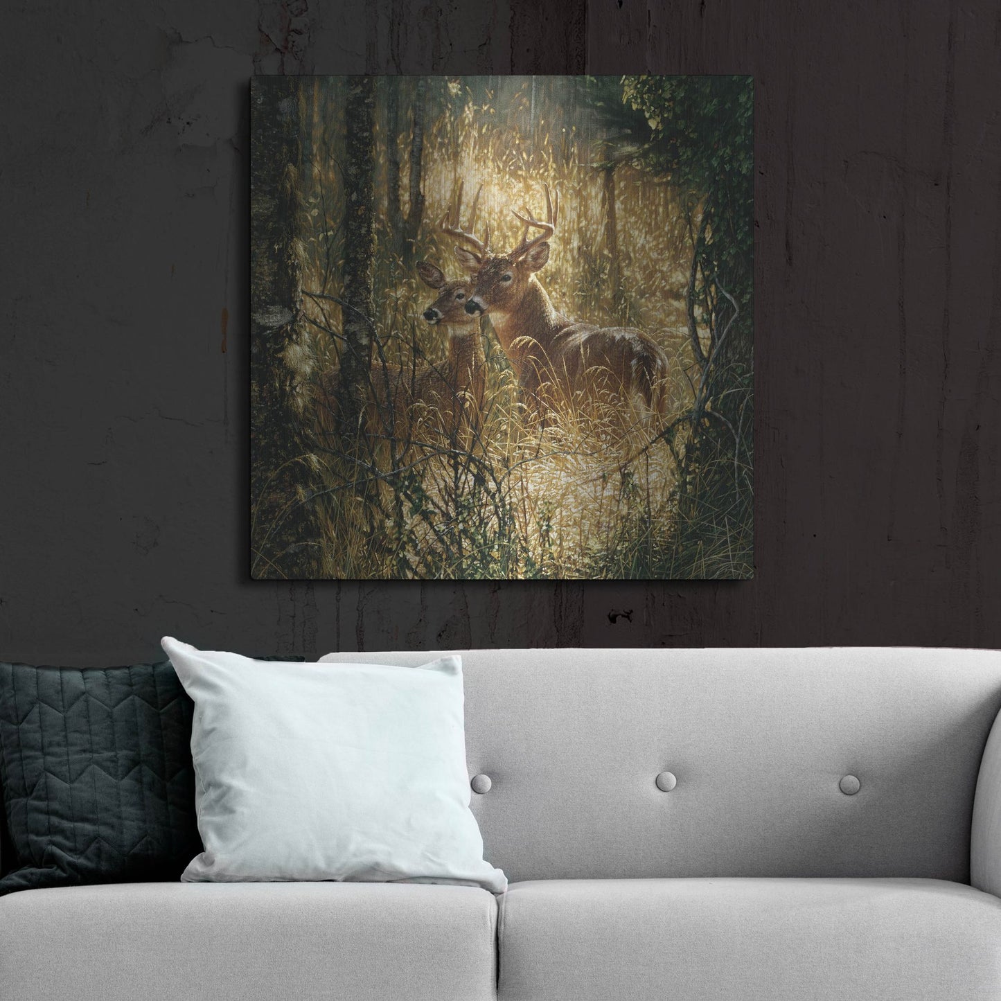 Luxe Metal Art 'A Golden Moment' by Collin Bogle, Metal Wall Art,36x36