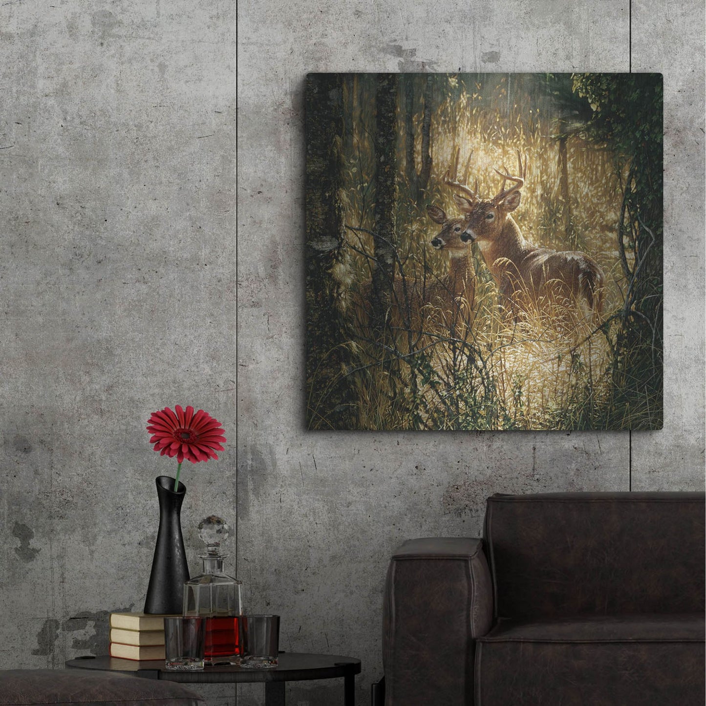 Luxe Metal Art 'A Golden Moment' by Collin Bogle, Metal Wall Art,36x36