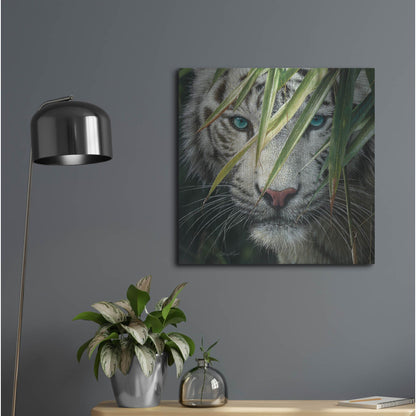 Luxe Metal Art 'Watching and Waiting' by Collin Bogle, Metal Wall Art,24x24