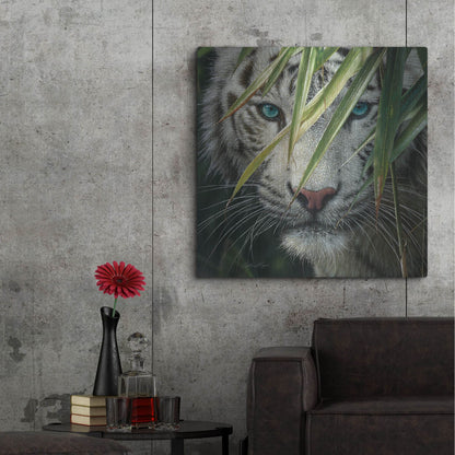 Luxe Metal Art 'Watching and Waiting' by Collin Bogle, Metal Wall Art,36x36