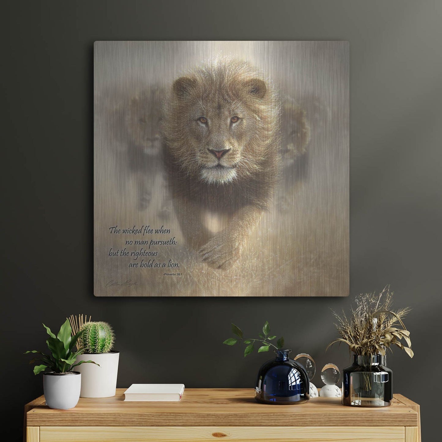 Luxe Metal Art 'Wicked Flee' by Collin Bogle, Metal Wall Art,24x24