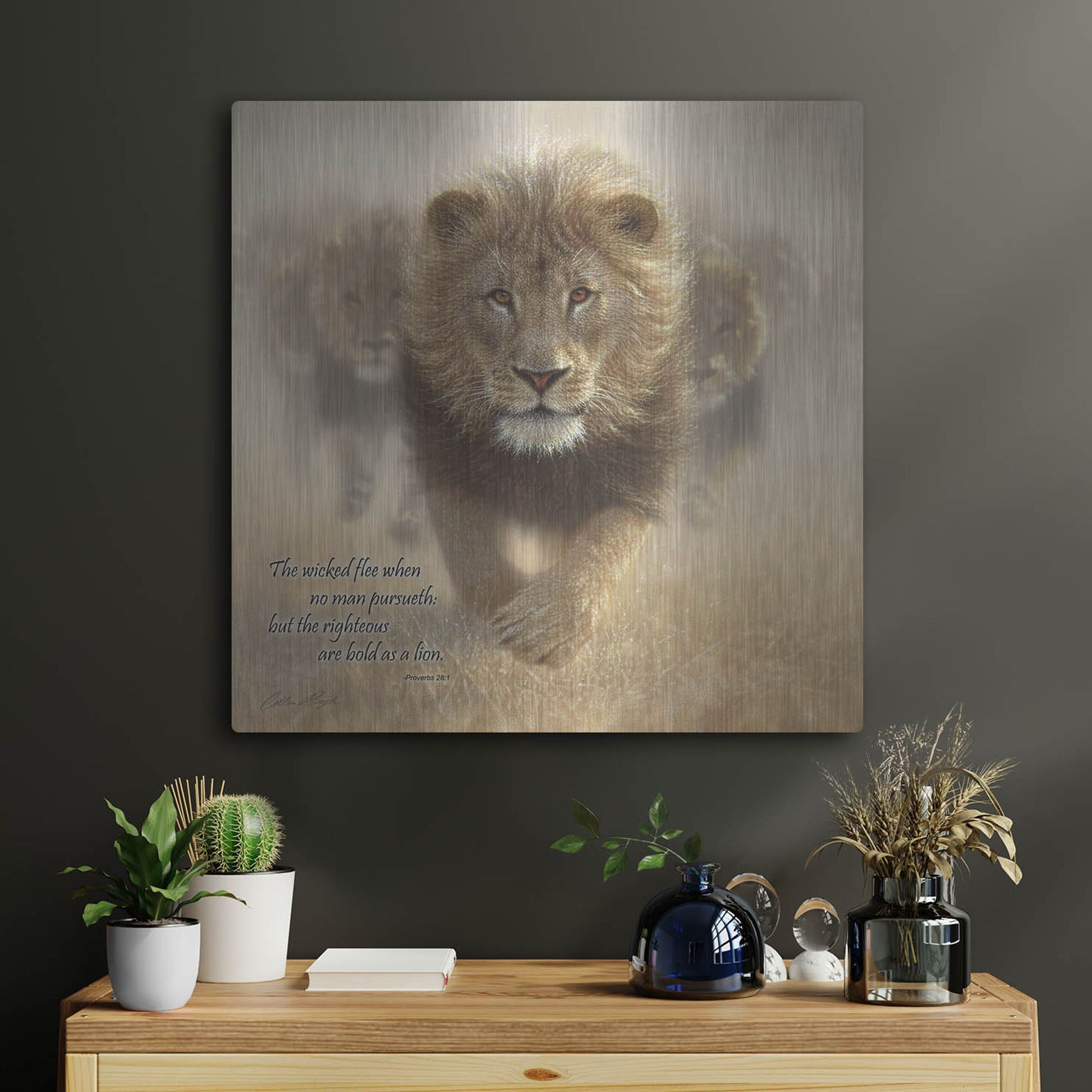 Luxe Metal Art 'Wicked Flee' by Collin Bogle, Metal Wall Art,24x24