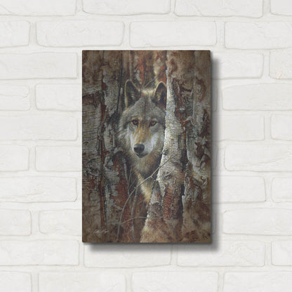 Luxe Metal Art 'Wood Land Spirit' by Collin Bogle, Metal Wall Art,12x16