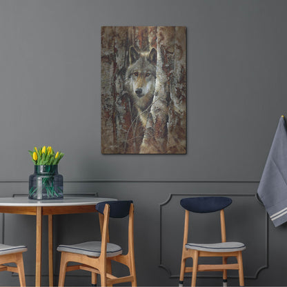 Luxe Metal Art 'Wood Land Spirit' by Collin Bogle, Metal Wall Art,24x36