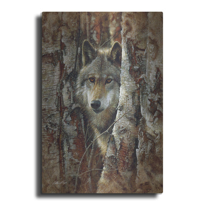 Luxe Metal Art 'Wood Land Spirit' by Collin Bogle, Metal Wall Art