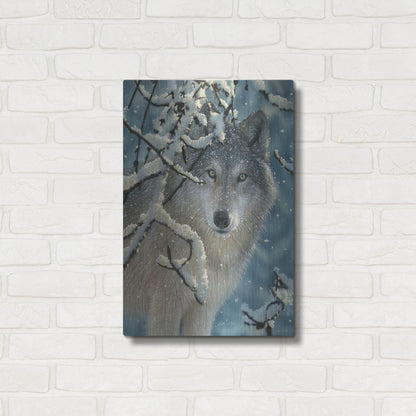 Luxe Metal Art 'Broken Silence' by Collin Bogle, Metal Wall Art,16x24