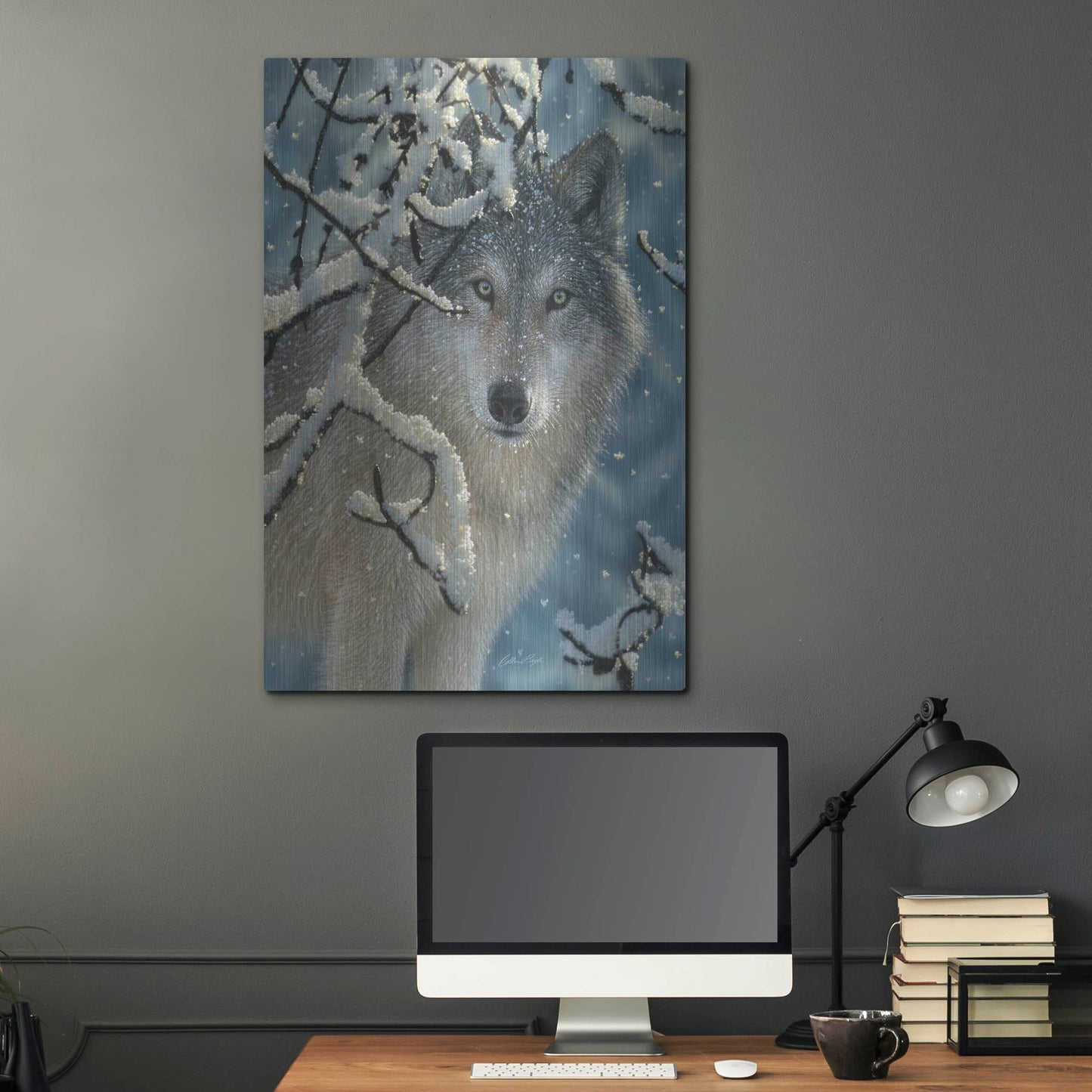 Luxe Metal Art 'Broken Silence' by Collin Bogle, Metal Wall Art,24x36