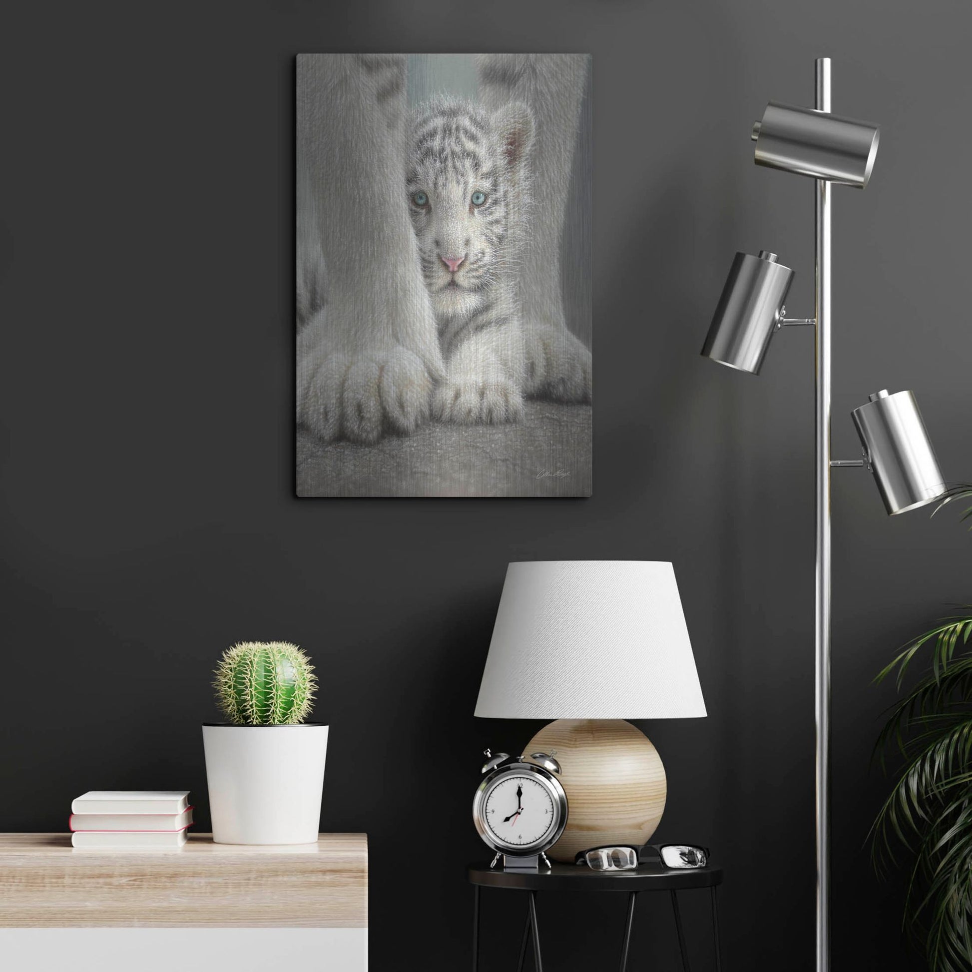 Luxe Metal Art 'Sheltered' by Collin Bogle, Metal Wall Art,16x24