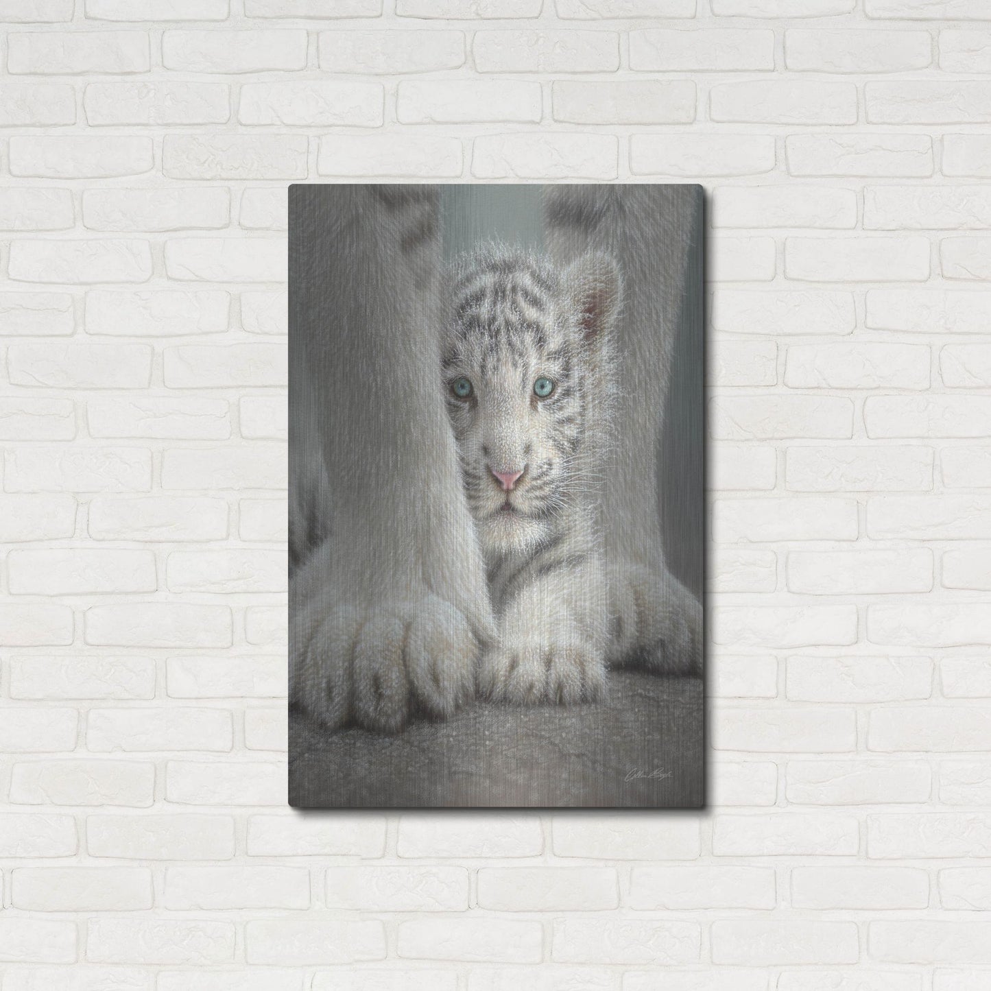 Luxe Metal Art 'Sheltered' by Collin Bogle, Metal Wall Art,24x36