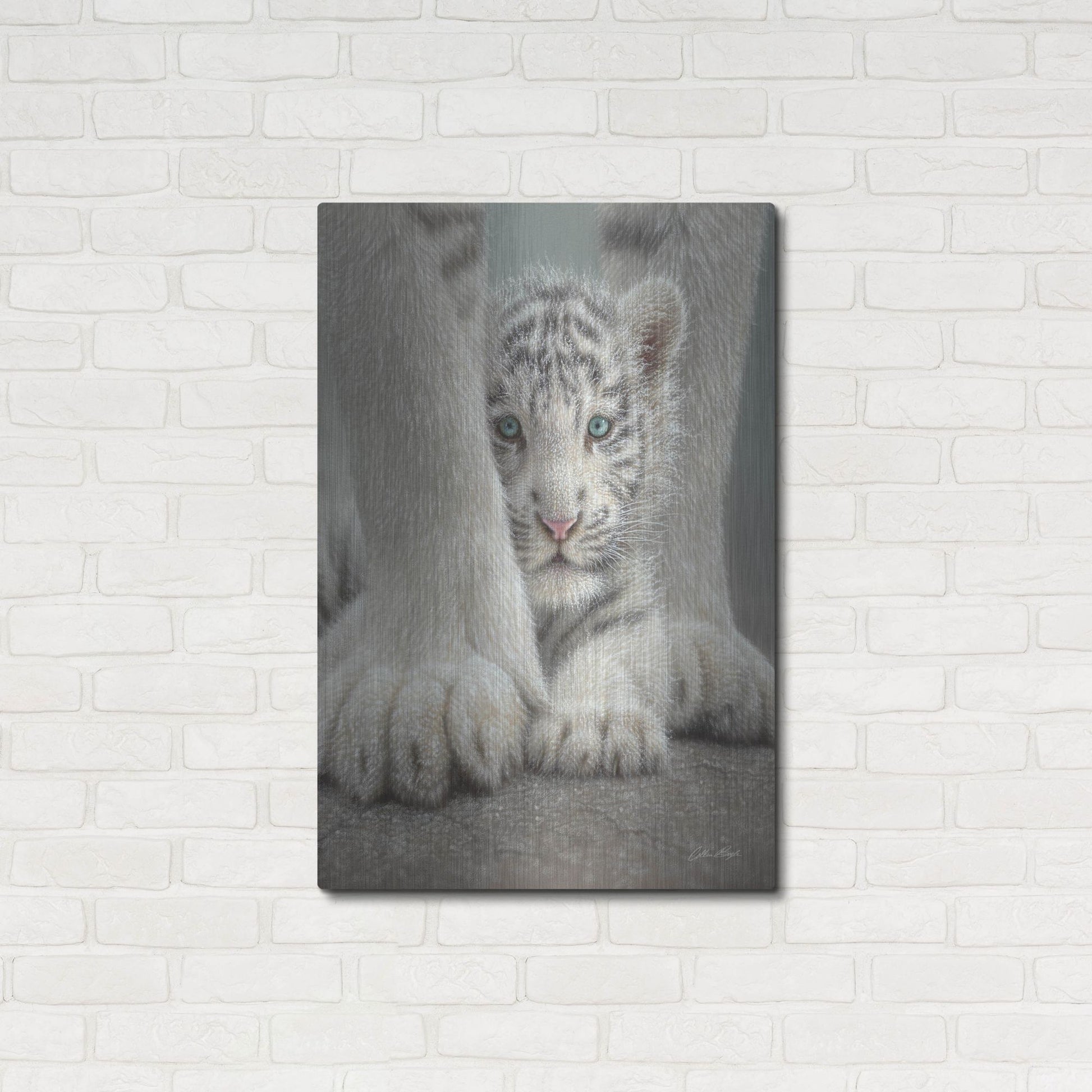 Luxe Metal Art 'Sheltered' by Collin Bogle, Metal Wall Art,24x36