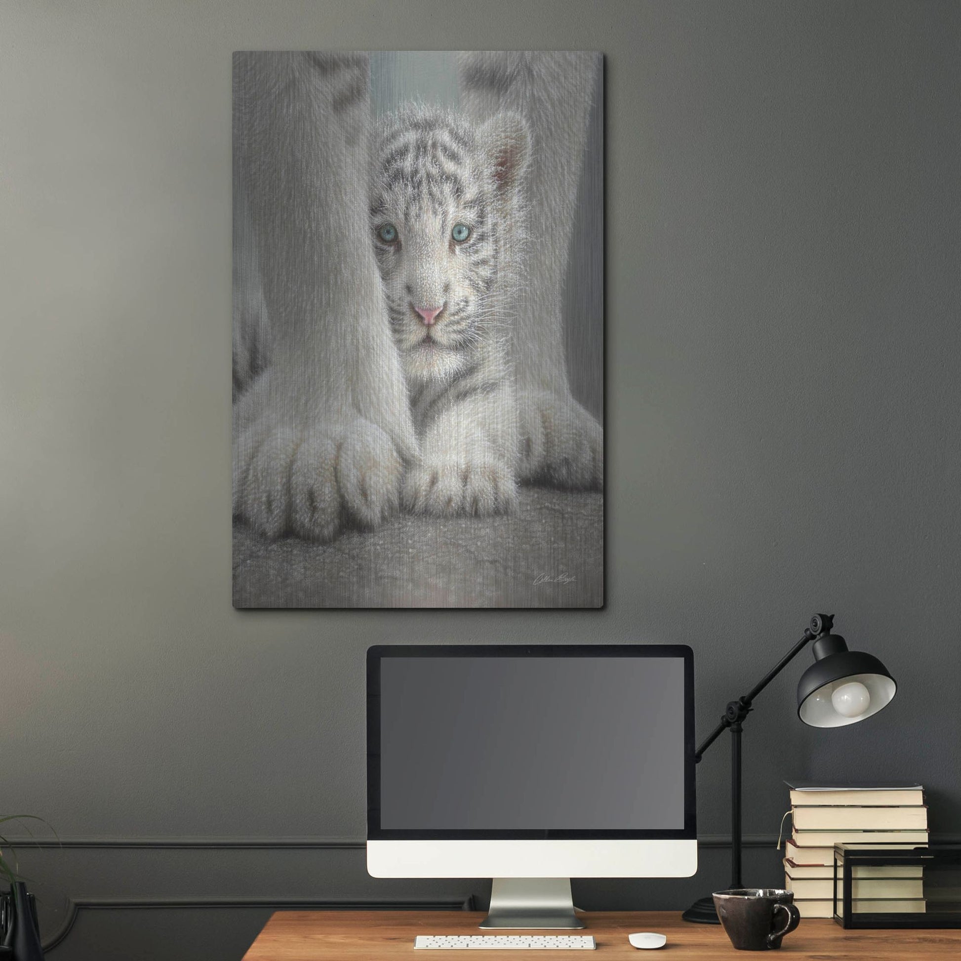 Luxe Metal Art 'Sheltered' by Collin Bogle, Metal Wall Art,24x36
