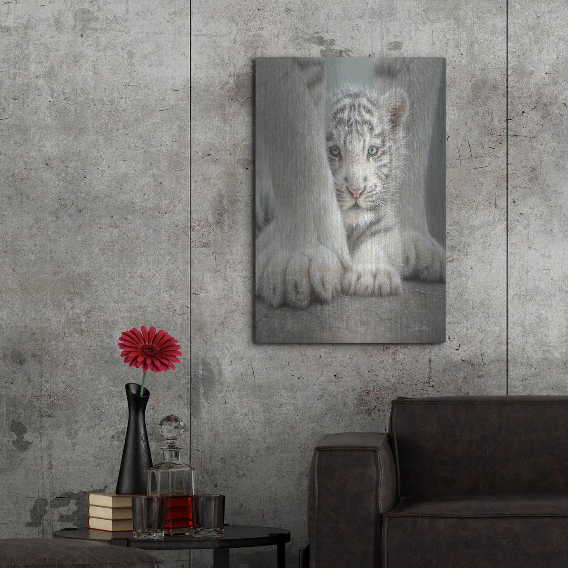 Luxe Metal Art 'Sheltered' by Collin Bogle, Metal Wall Art,24x36
