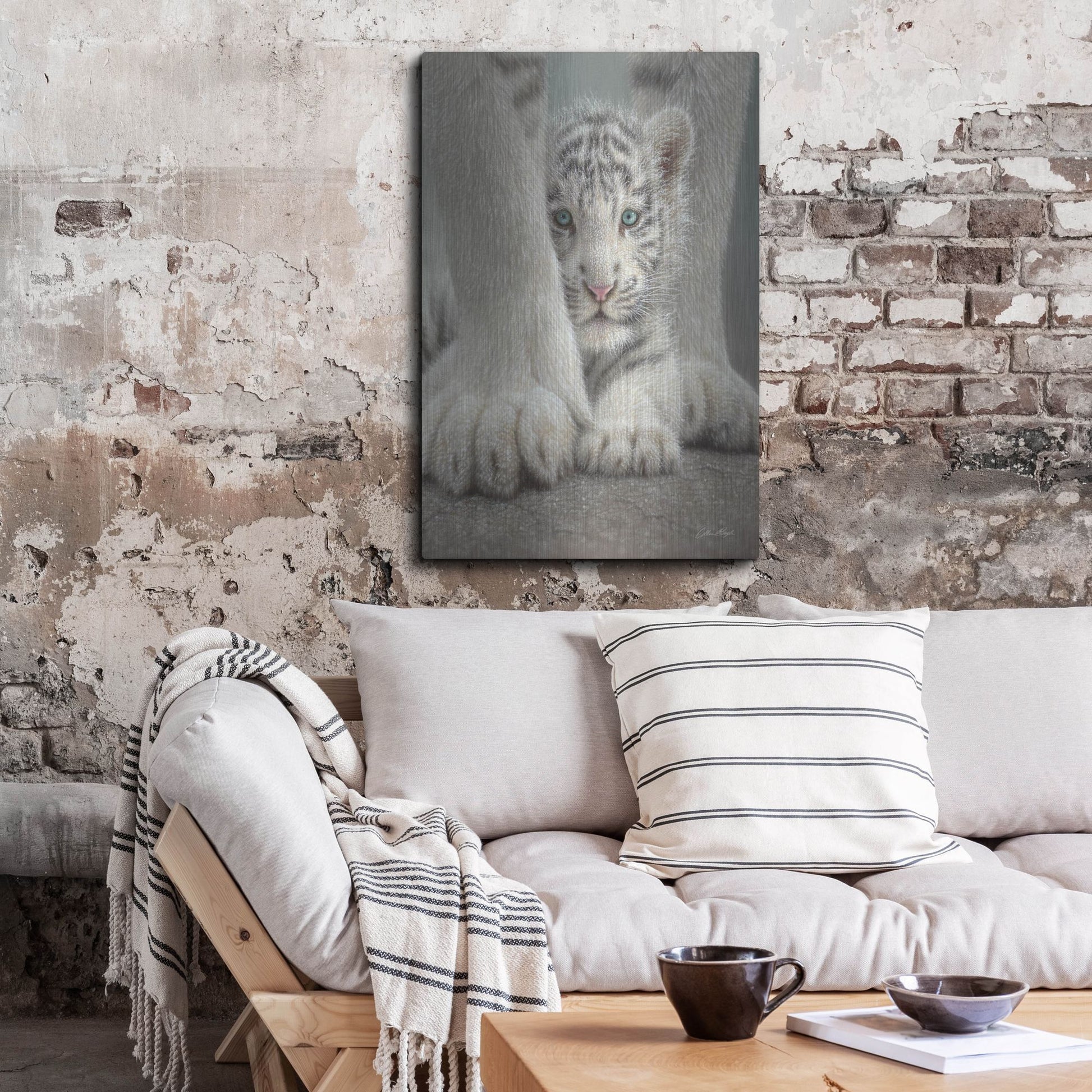 Luxe Metal Art 'Sheltered' by Collin Bogle, Metal Wall Art,24x36