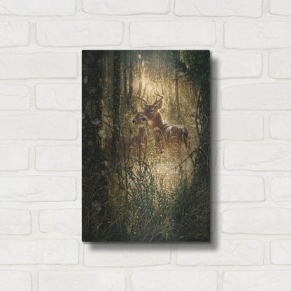 Luxe Metal Art 'A Golden Moment Portrait' by Collin Bogle, Metal Wall Art,12x16