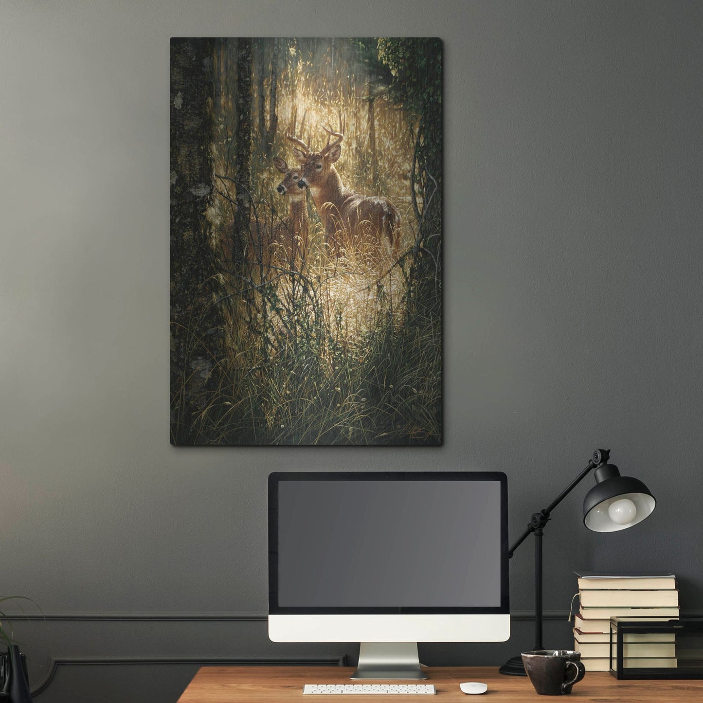 Luxe Metal Art 'A Golden Moment Portrait' by Collin Bogle, Metal Wall Art,24x36