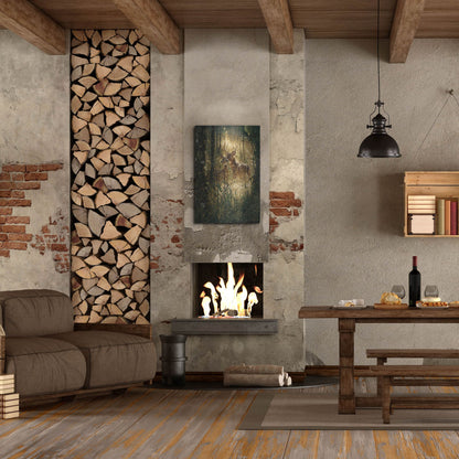 Luxe Metal Art 'A Golden Moment Portrait' by Collin Bogle, Metal Wall Art,24x36