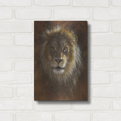 Luxe Metal Art 'Face Off' by Collin Bogle, Metal Wall Art,12x16