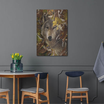 Luxe Metal Art 'Autumn Shadows' by Collin Bogle, Metal Wall Art,24x36