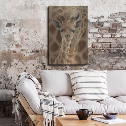 Luxe Metal Art 'New Born' by Collin Bogle, Metal Wall Art,24x36