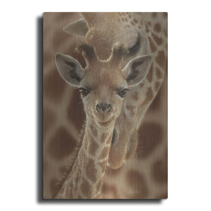 Luxe Metal Art 'New Born' by Collin Bogle, Metal Wall Art