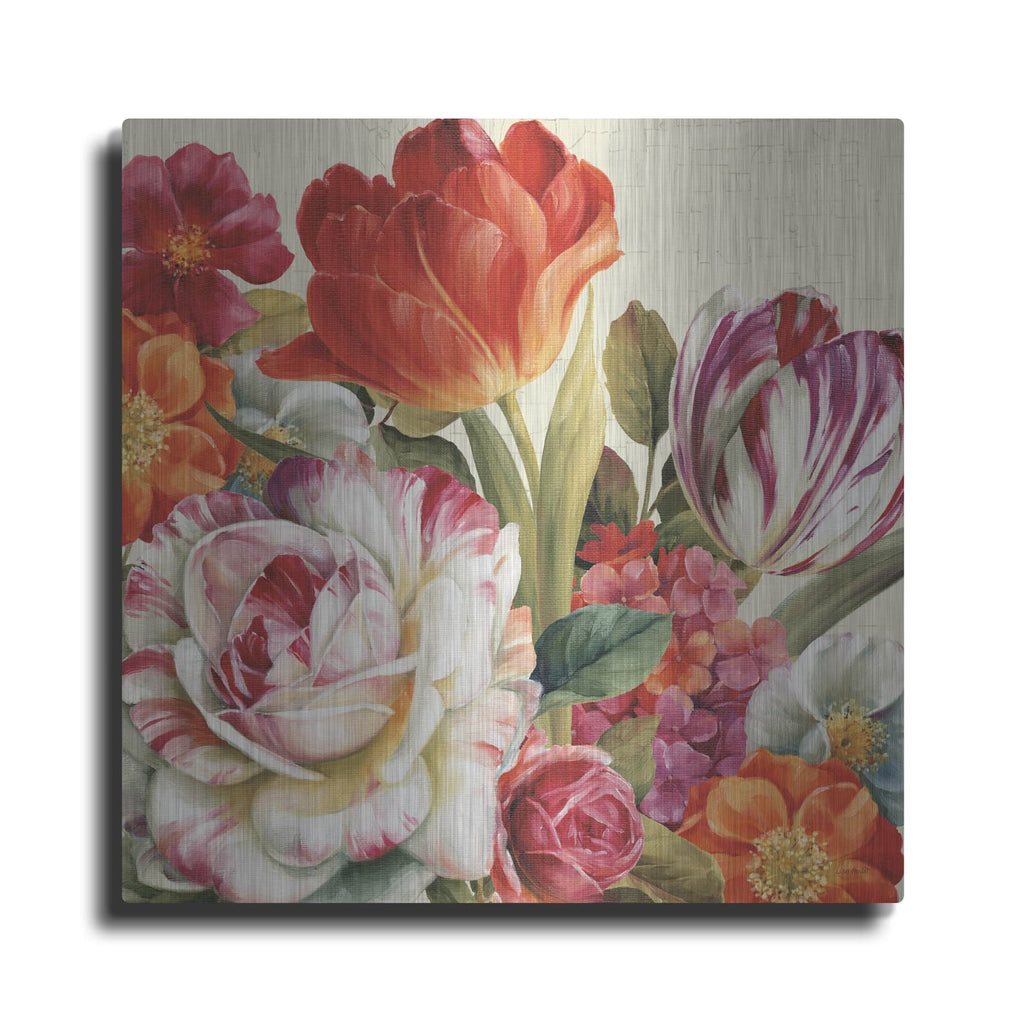 'Garden View Tossed' by Lisa Audit – Metal Wall Art