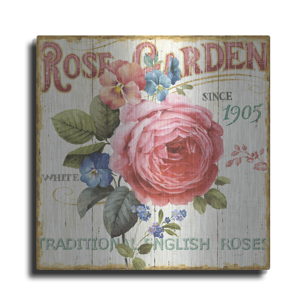 'Rose Garden I' by Lisa Audit – Metal Wall Art